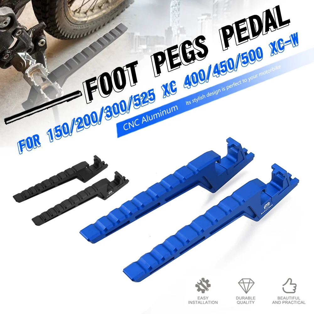 

FOR KTM 450/525/560/990 SMR 690/625/660 SMC Passenger Extensions CNC Extended Footpegs 640 LC4 Adventure 660 Rallye 2002-2005