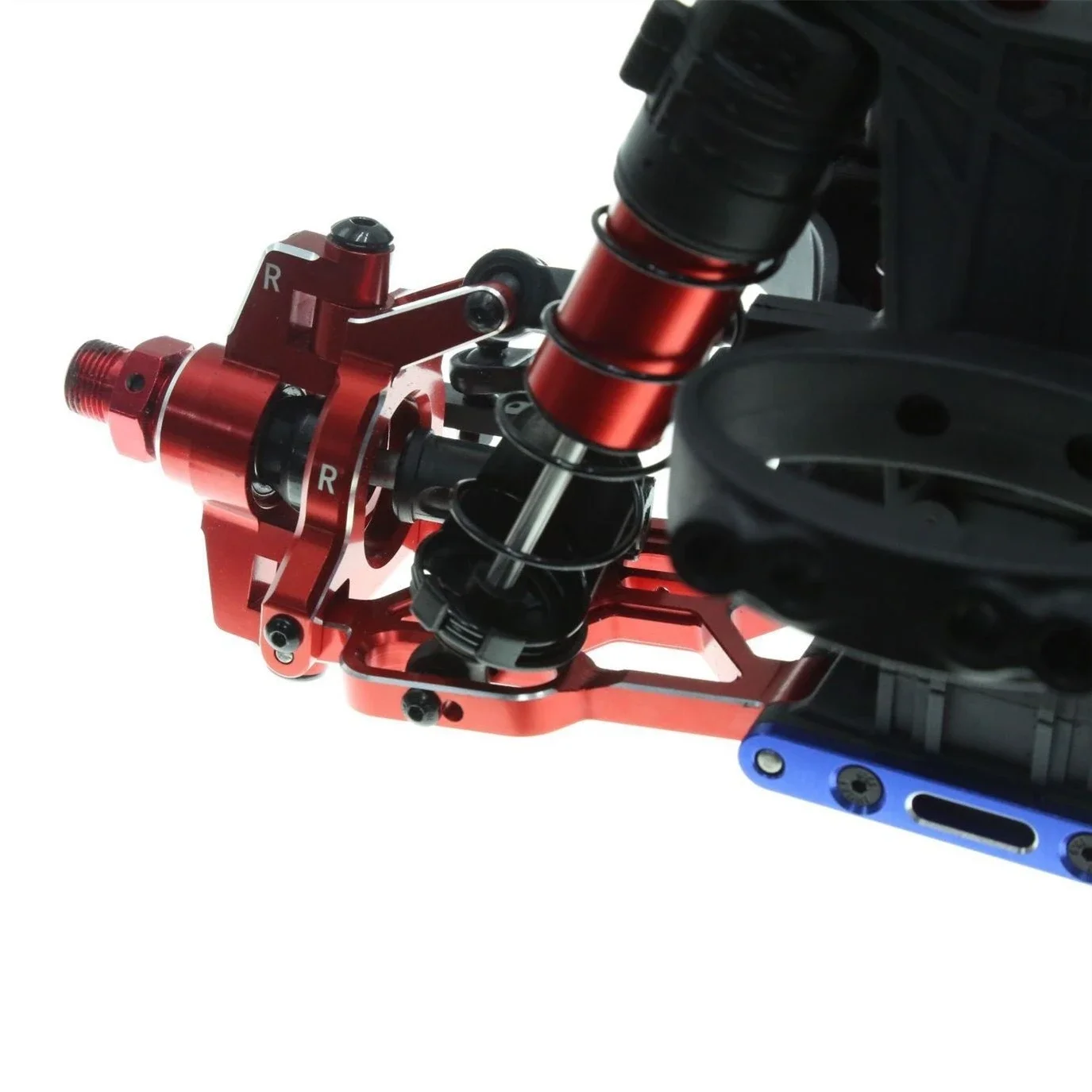 Blocchi sterzo a snodo in metallo per Arrma 1/8 Mojave 4S 1/10 Kraton Outcast 4S 4X4 BLX RC Auto Parti di aggiornamento