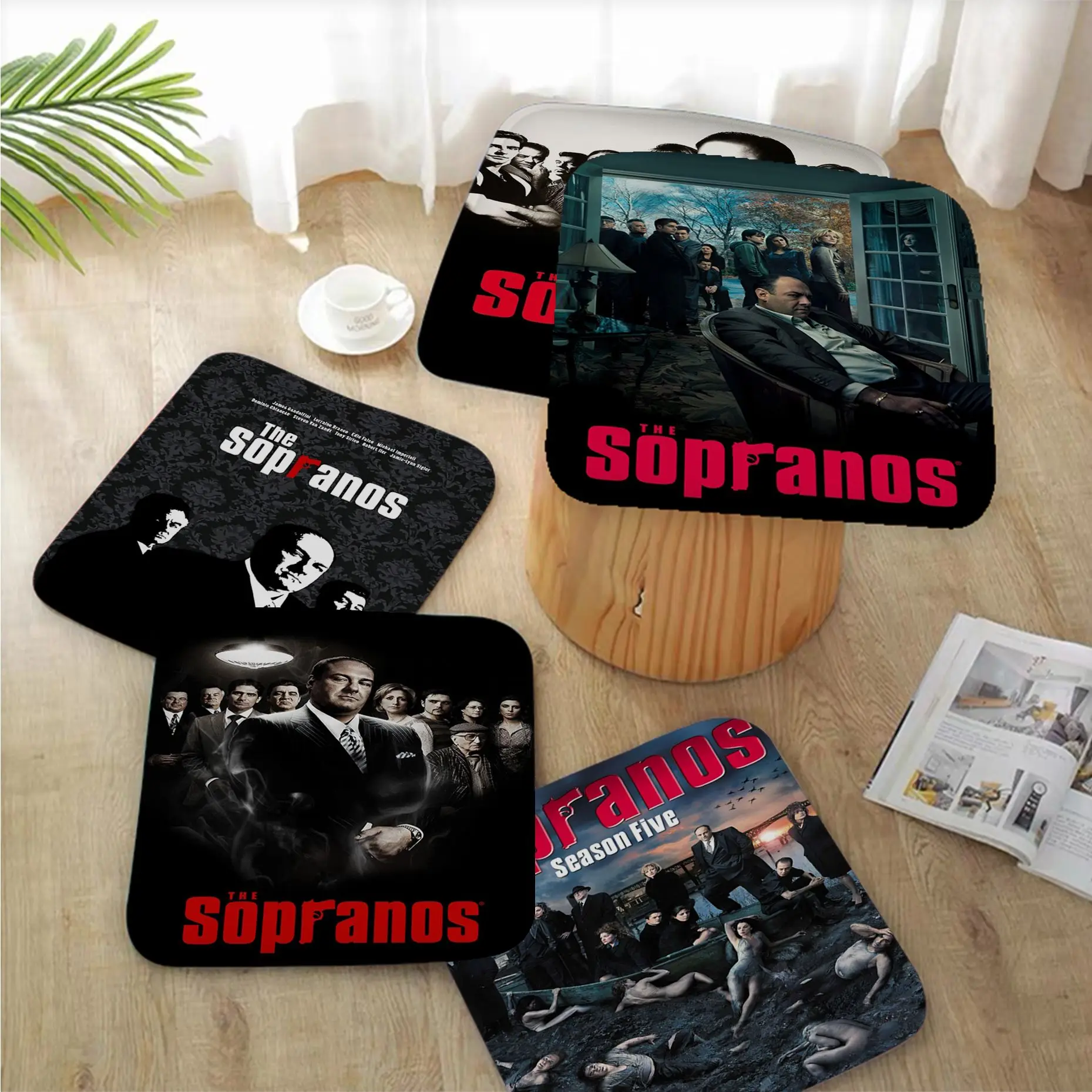 Tv Show The Sopranos Multi-Color Fabric Cushion Non-slip Living Room Sofa Decor Students Stool Tatami Office Buttocks Pad