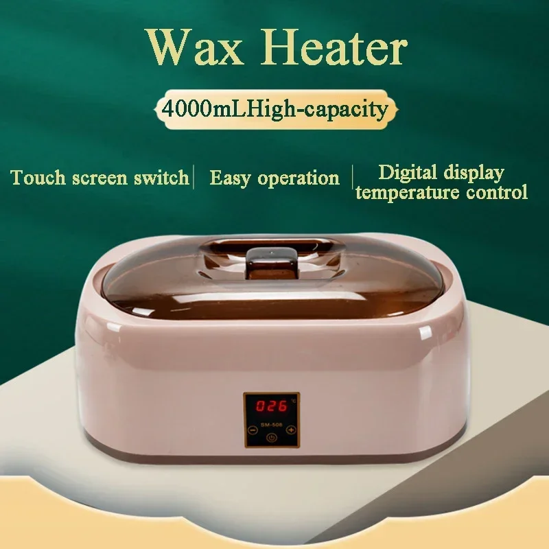 4000mL Wax Heater Depilation Hot Wax Machine Paraffin Pot Warmer Hair Removal Wax-Melt Machine Quick Heater Wax Therapy Machine