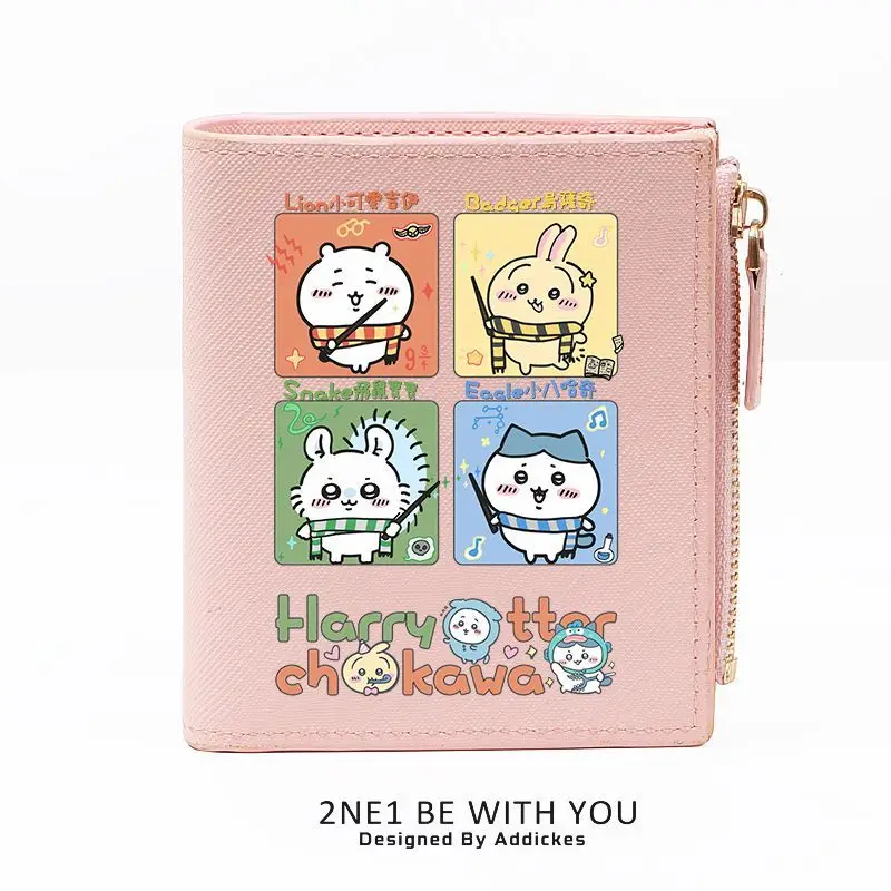 New Chiikawa Kawaii Magician Anime Wallet High Beauty Card Bag Creative Design Multi functional ID Bag Fashion Trend Girl Gift