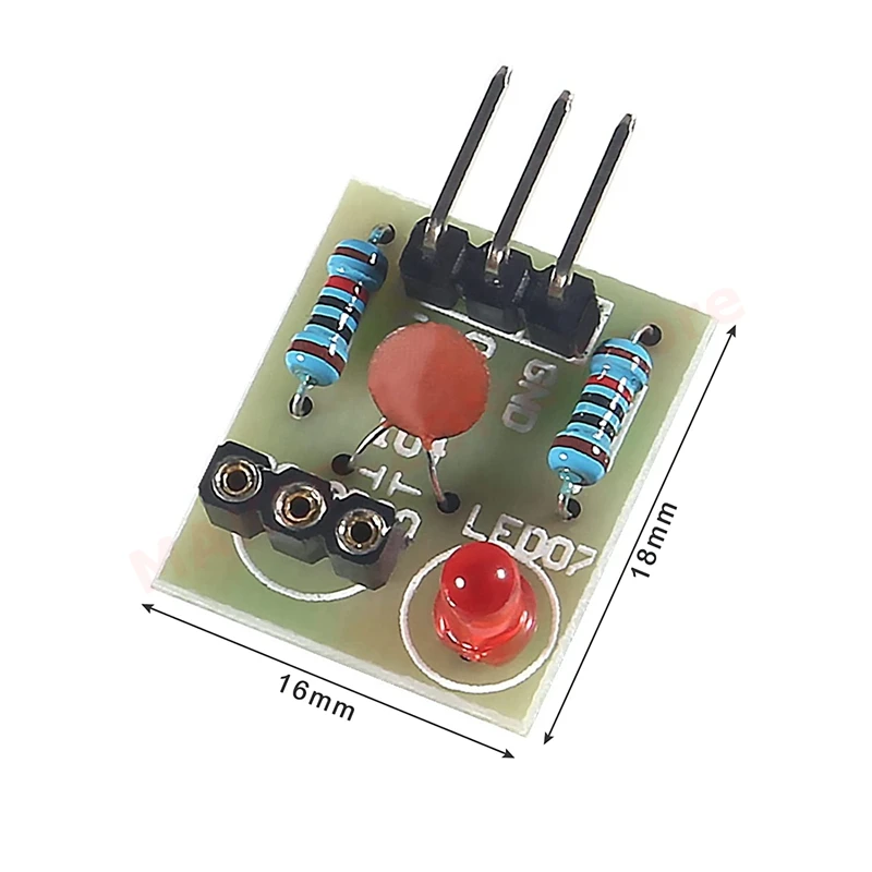 Imagem -02 - Módulo do Receptor do Laser do Tubo do Não-modulador do Módulo do Sensor do Laser de Peças com Módulo do Transmissor do Laser de Peças Ky008 650nm para Avr