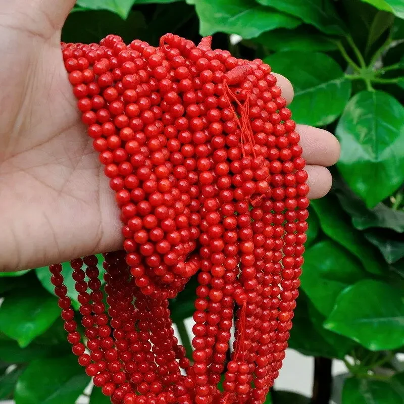 Tibetan 19 Inch 108 Beads Red Coral Prayer Mala for Mantra Meditation Buddhist  Spiritual Practice