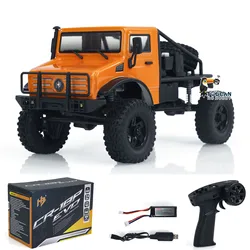 Giocattoli 1/18 RC Rock fuoristrada controllo Wireless finito 4WD Crawler Car HobbyPlus CR18P sistema di illuminazione modello TH24027