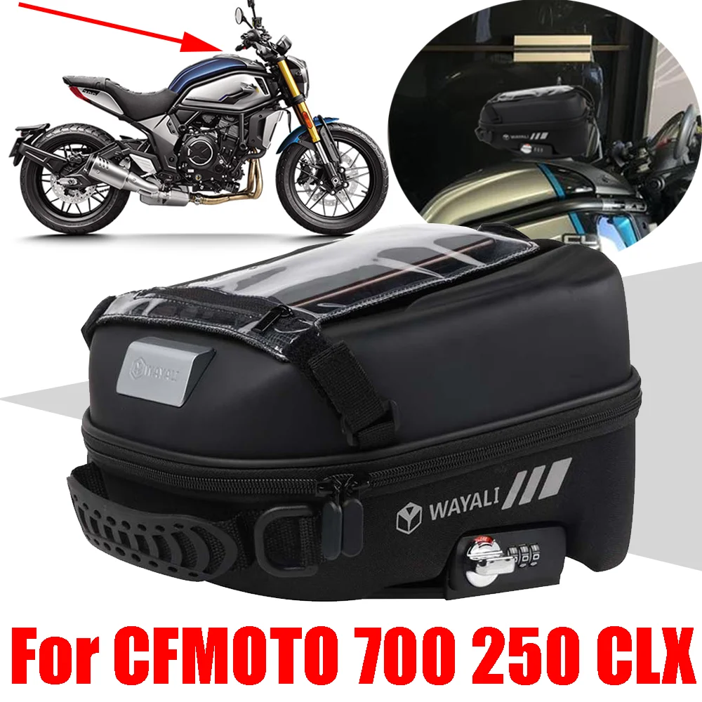 

For CFMOTO CF MOTO 700 CLX 250 CL-X 700CLX 700CL-X 250CLX Accessories Tank Bag Luggage Backpack Tanklock Waterproof Storage Bags