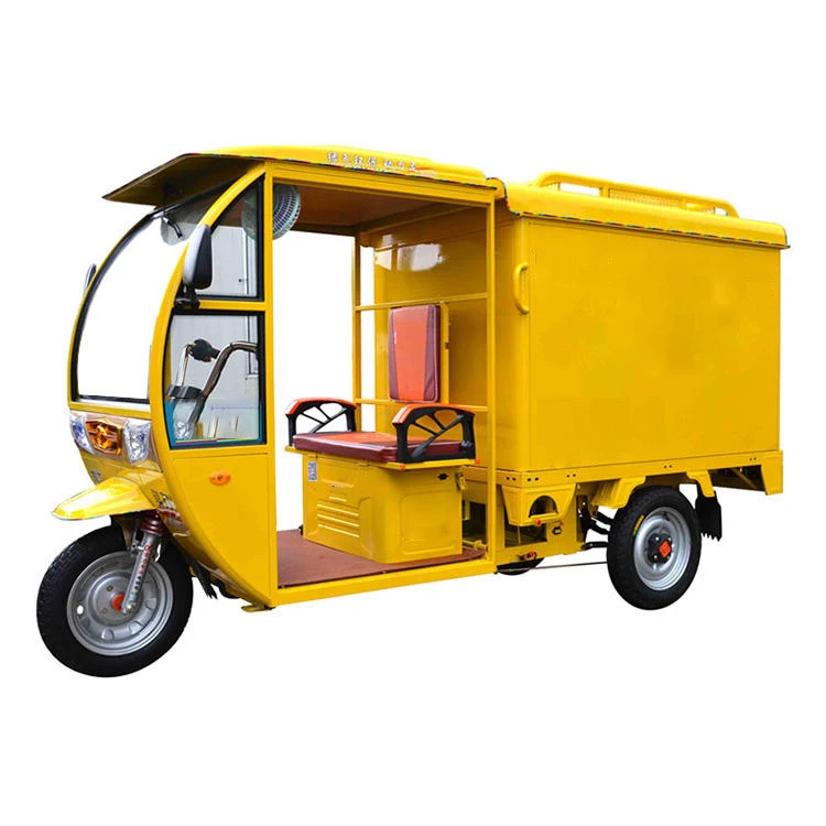 Farming Vehicle Electric Cargo Tricycles Mini Close Pick Up Van For Adults