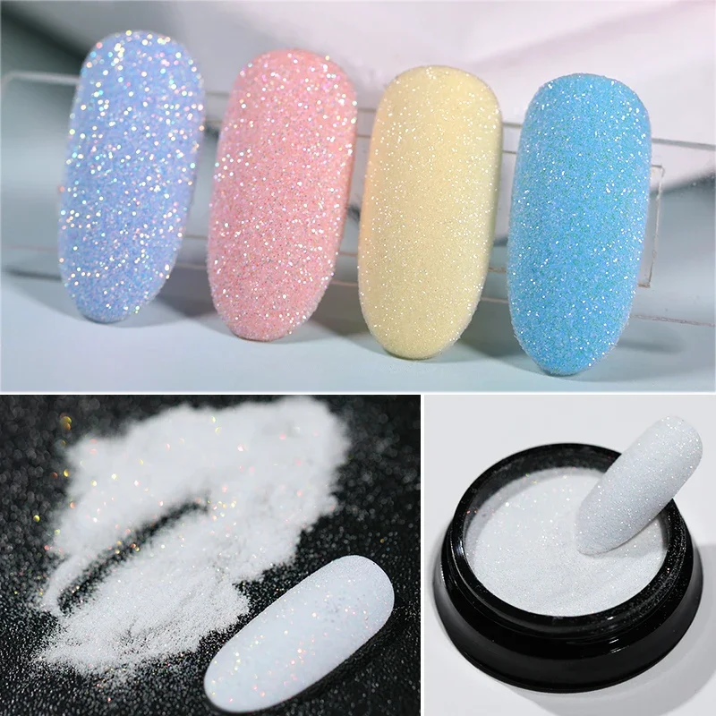 Sugar Nail Powder Shining Glitter Dust Pigment DIY Nail Decoration