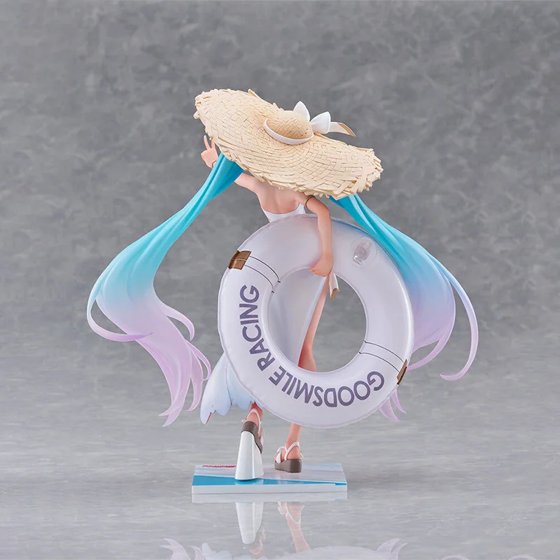 BANDAI Authentic Vocaloid-Hatsune Miku-Tenitol-Racing Miku 2024 Tropical Ver FuRyu Collection Series Model Cartoon Character