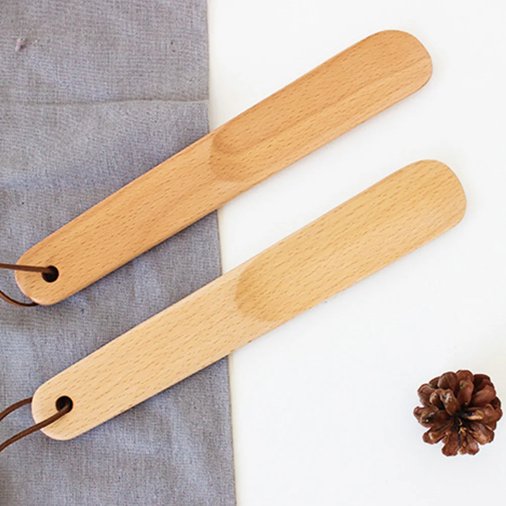 

Long Wooden Shoehorn Shoe Lifter Convenient Shoe Wearing Auxiliary Tool for Elderly Pregnant Women Patients Comfortable Grip