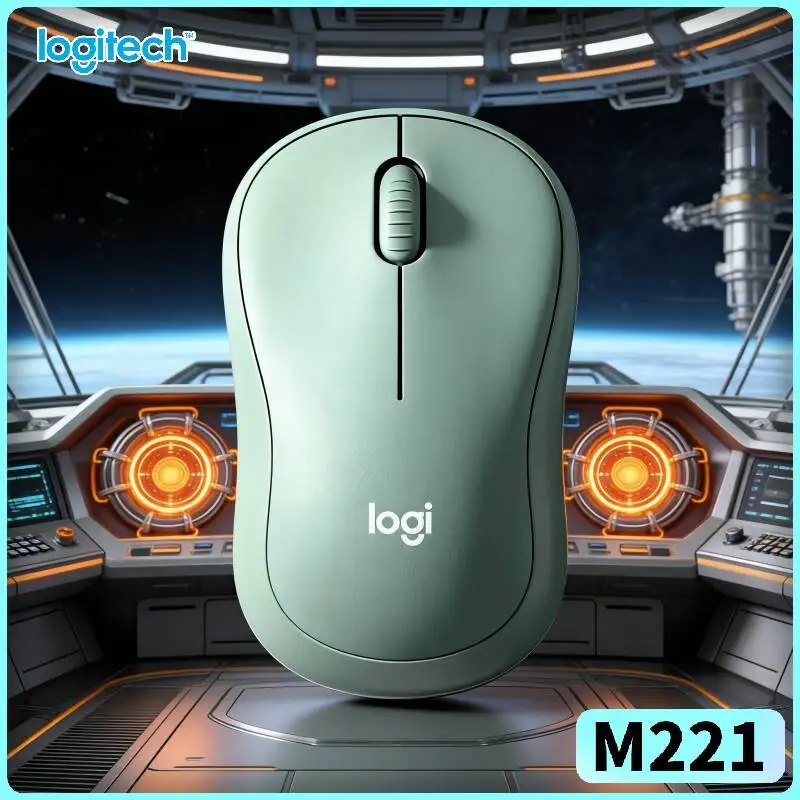 

Logitech M221 Silent Wireless Mouse - 2.4GHz No-Lag Signal Noise Cut Feature 18-Month Battery Great for Home Office Quiet Areas