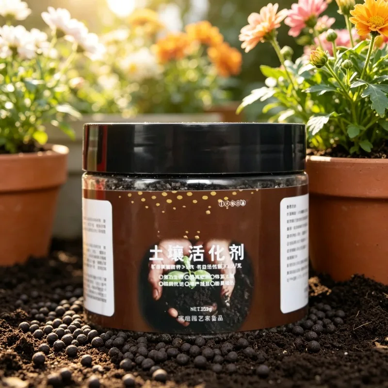 Garden Plant Soil Conditioner Potassium Fulvate Nutrient Fertilizer for Flower Potted Soil Improvement Fertilizante Para Plantas