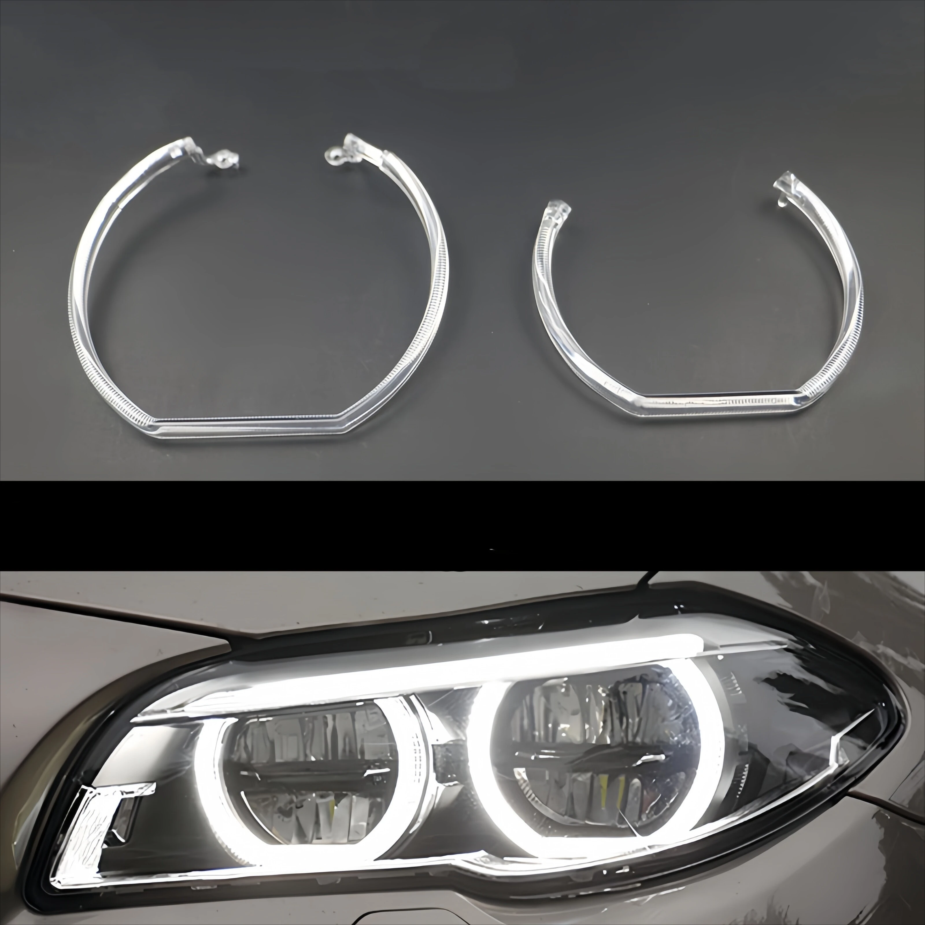For BMW 5 Series F10 F18 Daytime Running Light Aperture 5 Series Headlight Guide Aperture High-end LED Headlight Guide Strip
