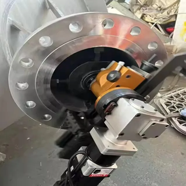 FLS-610 Electric Power Cnc Flange Facecr ID Type Portable Flange Facing Machine For 2