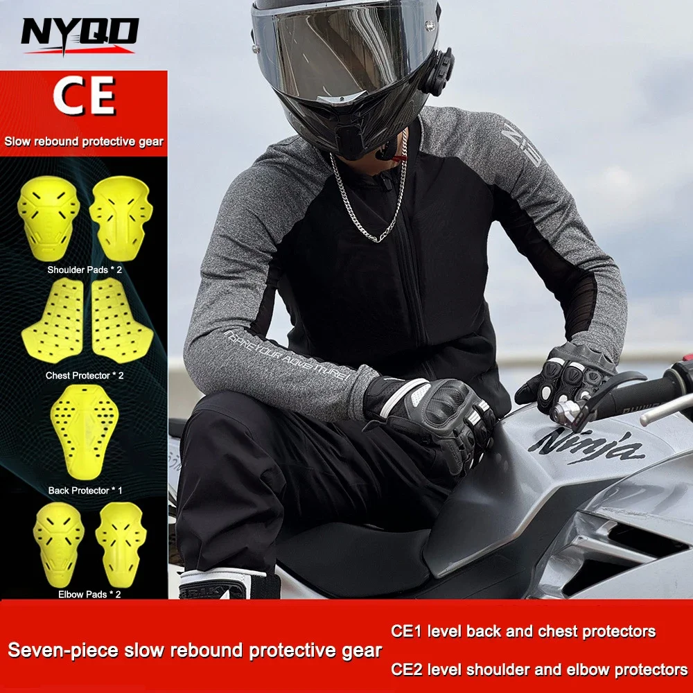 Motorcycle Armor Clothing Cycling Clothing Breathable Mesh Anti Fall Soft Armor Racing CE2 Protective Gear for Men and Women 보호대