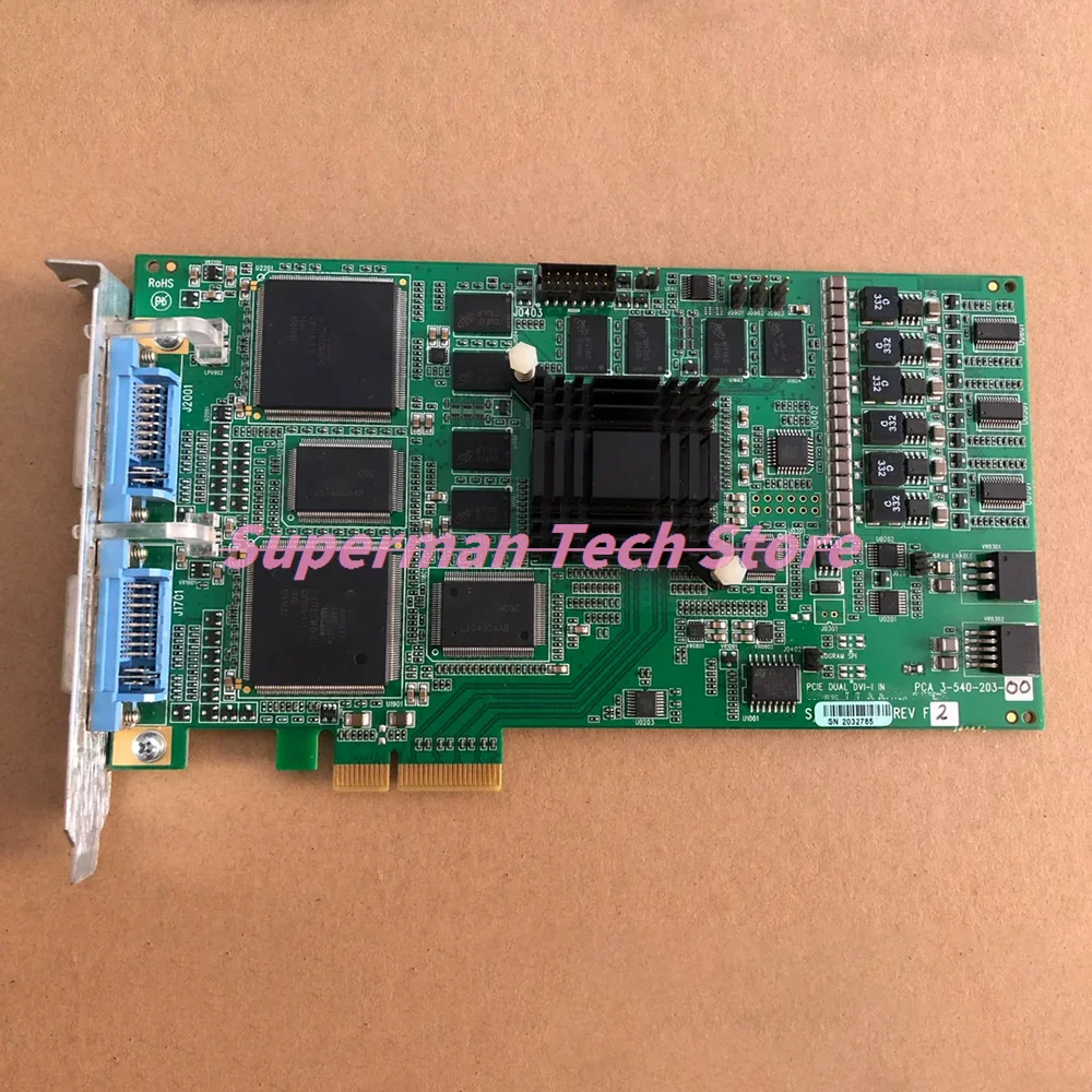 PCIE DUAL-DVI-1 IN PCA 3-540-203-00 Dual Channel Acquisition Card