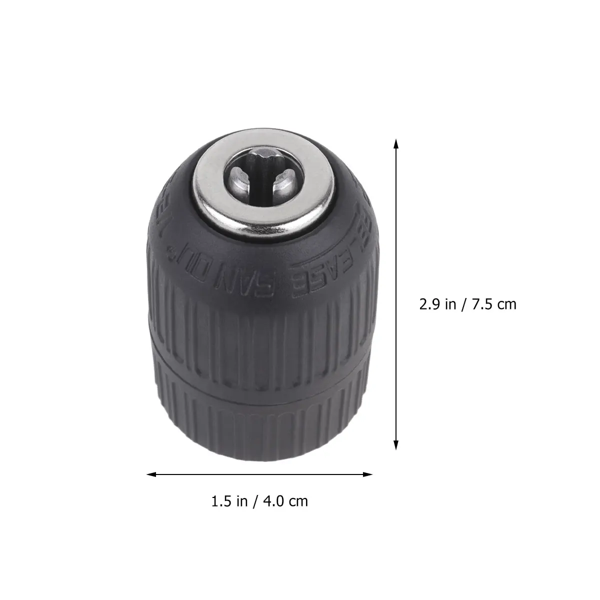 2-13mm Cordless Drill Extension Rod Adapter Chuck Key Clamp Ratchet Teeth Rear Sleeve Tool Bits Convert Impact