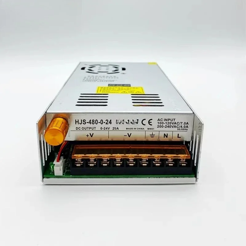 HJS-480-0-24 شاشة ديجيتال قابل للتعديل إمدادات الطاقة 0-24 فولت 20A الجهد ينظم تيار مستمر 480 واط تحويل التيار الكهربائي للإلكترونيات #1