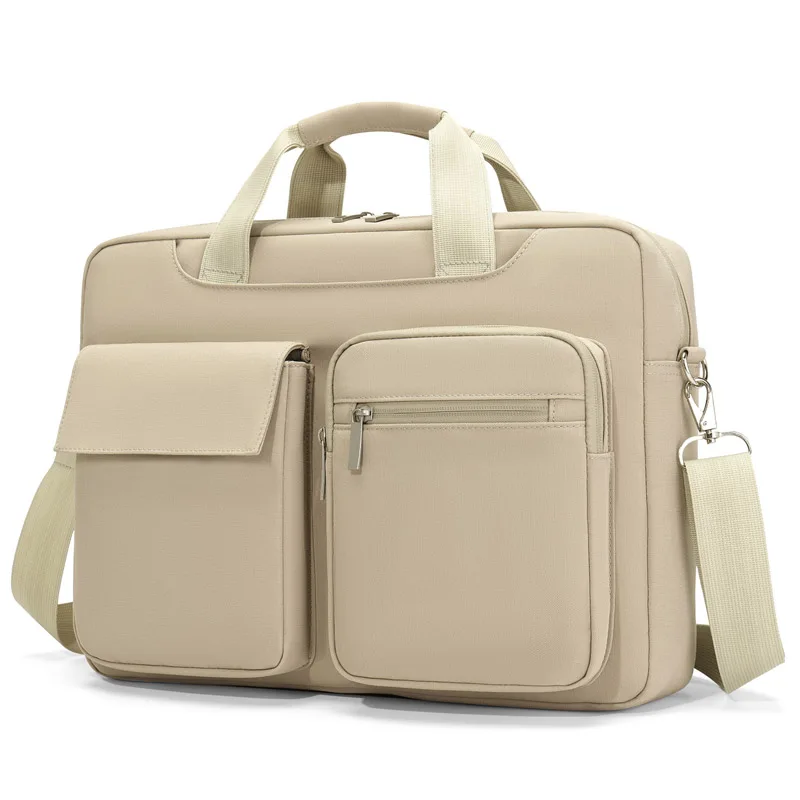 

Business Laptop Handbag Outdoor Travel Commuting Meeting Short Trip Messenger Bag Large Storage Computer Briefcase Tote Pack