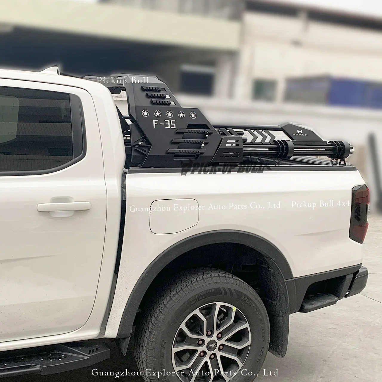 Universal Steel Roll Bar for Pickup Ranger Hilux Revo Vigo Navara Dmax with F35 Lightning II Attack Fighter Roll Bar