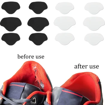 6 sztuk obcasy do butów łatki do naprawy dziur wkładki sportowe dotacja trampki naklejki mężczyźni odporne na zużycie obcasy naklejki wkładki do pielęgnacji stóp wkładki