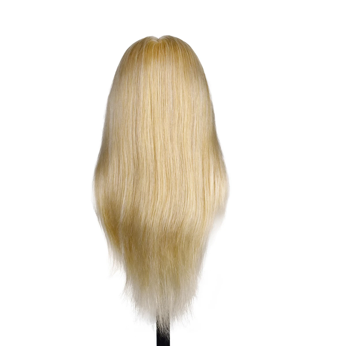 【Série campeão】 Cabeça de competição de cabelo loiro claro de 20 polegadas