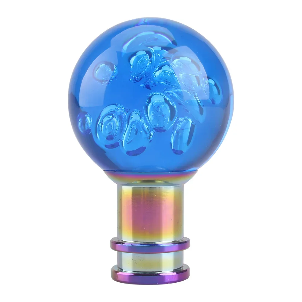 مقبض تغيير حركة أكريليك للسيارة ، ناقل حركة يدوي ، مقبض تغيير الرأس ، كريستال عصا ، فقاعة شفافة ، واضح مضيء #4