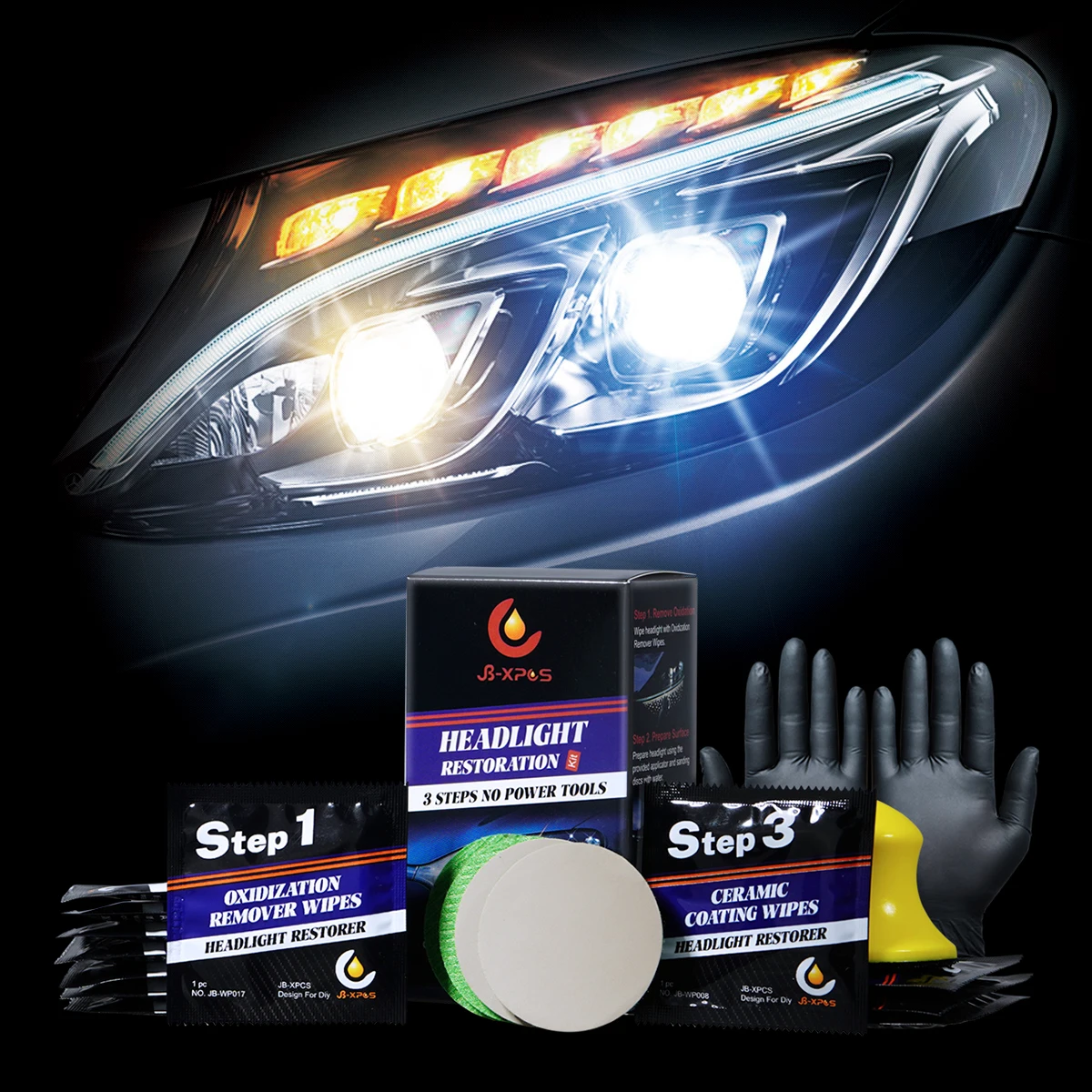 

Очиститель автомобильных фар. Салфетки для полировки автомобильных фар. Легко наносится для пожелтения, ремонта царапин и окисления. Чистящие салфетки.