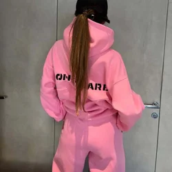 Sweatsuit Spring Outfits Women Sport Suit Zip Up Hoodie Jacket Sweater+pant Running Jogging Workout Casual Set Tracksuit
