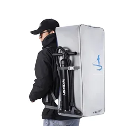 Inflatable Paddle Bboard Backpack 105L Paddle Board Backpack Waterproof Large Capacity Portable Oxford Cloth SUP Surfboard Bag