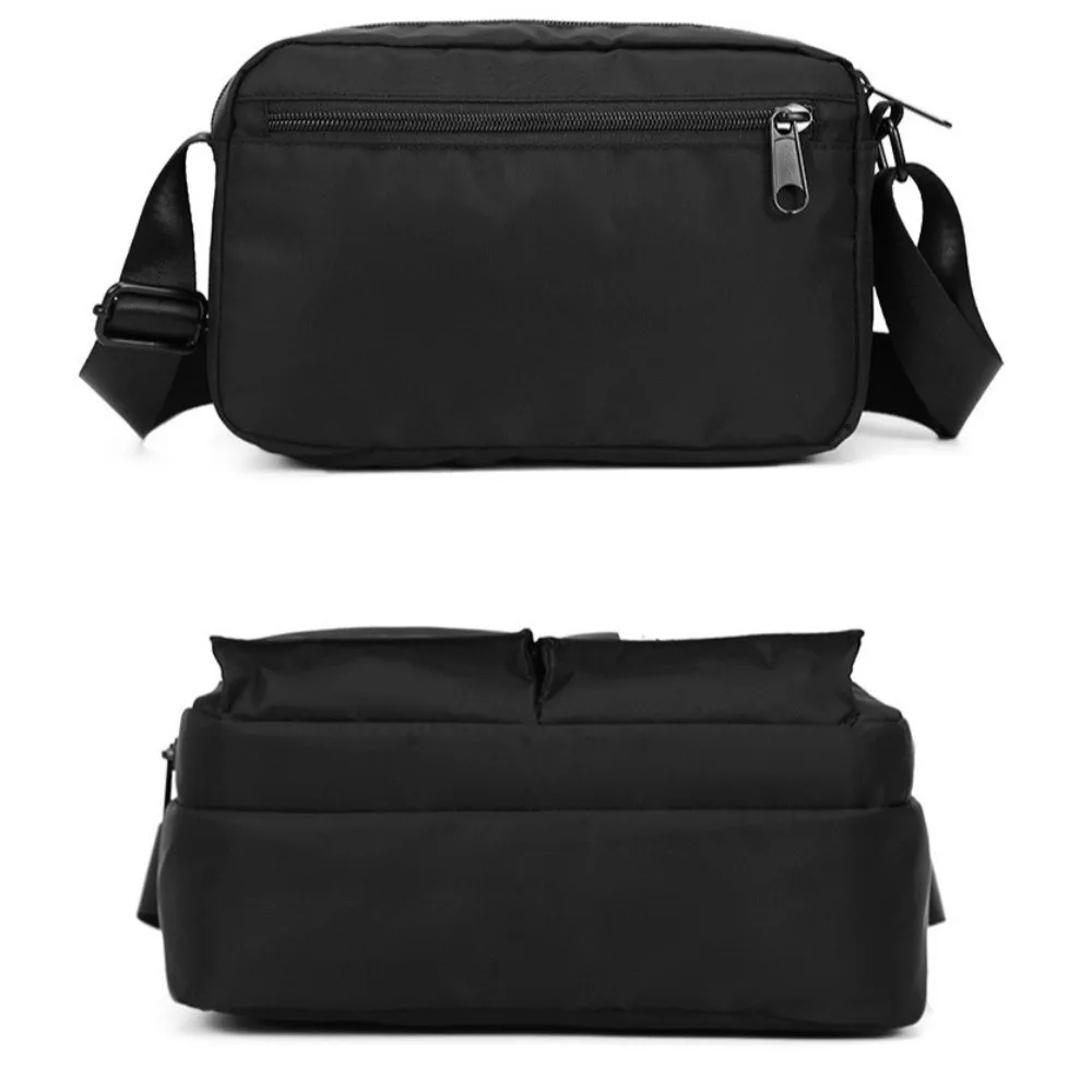 

Мужская сумка через плечо в японском стиле, повседневная модная рабочая сумка-мессенджер на молнии, простой дизайн, школьная сумка на ремне, молодежная студенческая сумка