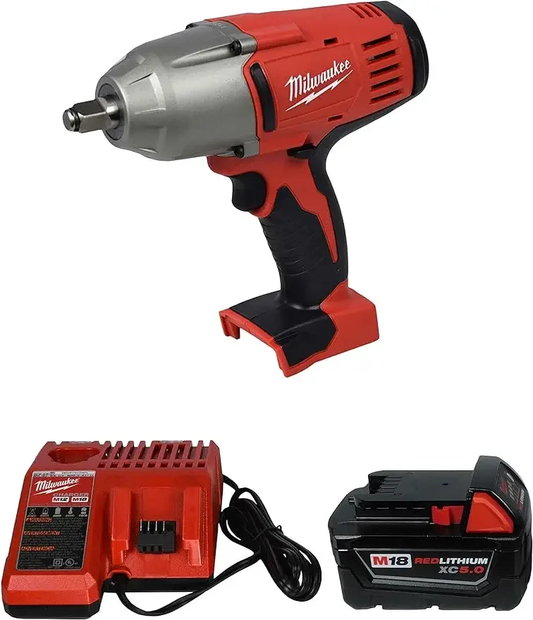 

2663-20 1/2" Impact Wrench,48-11-1850 5Ah Battery, 48-59-1812 Charger cordless power tools