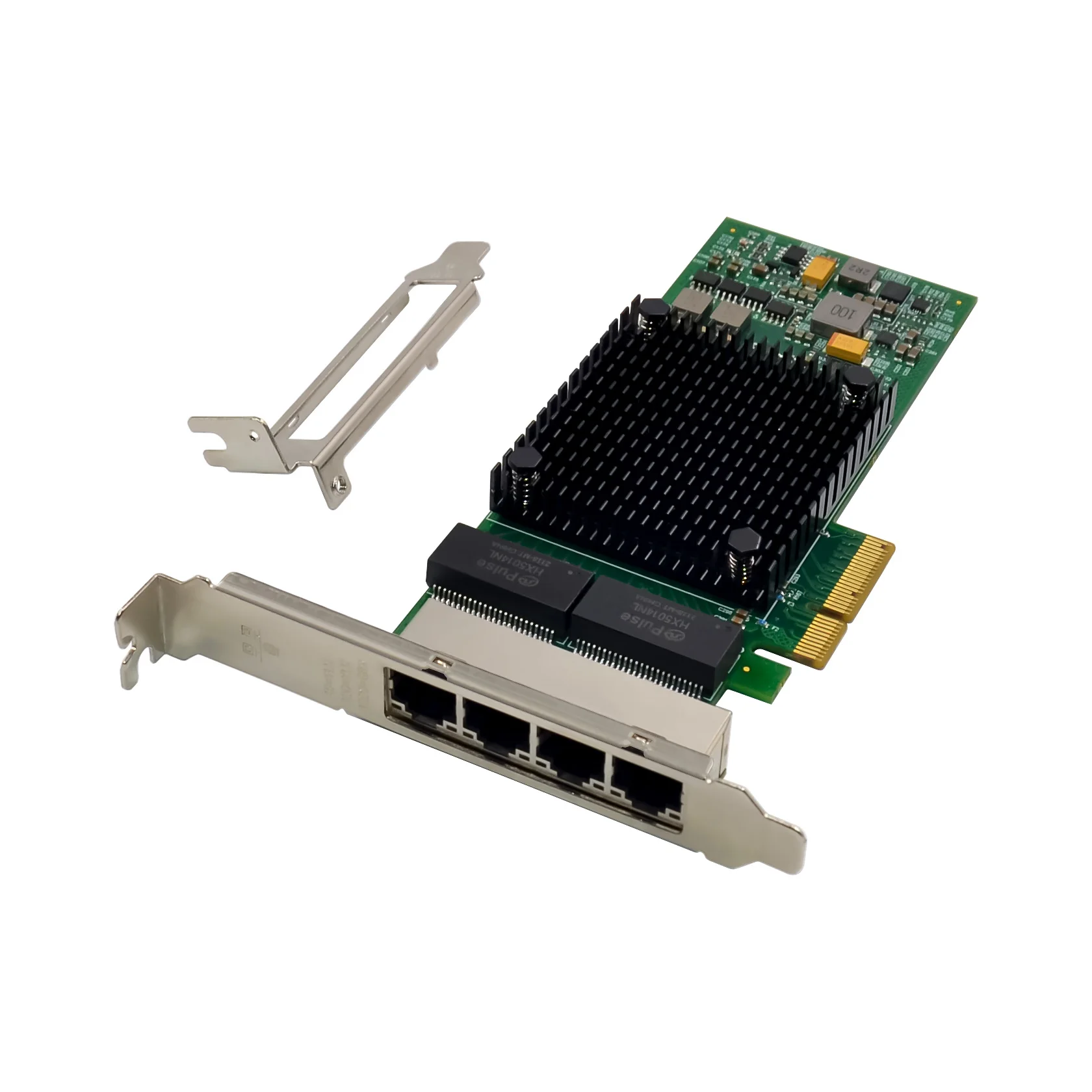 SUNWEIT ST7308 PCIe X4 クアッド RJ45 ギガビット イーサネット NIC インテル NHI350AM4 ポート ネットワークカード 1G I350-T4
