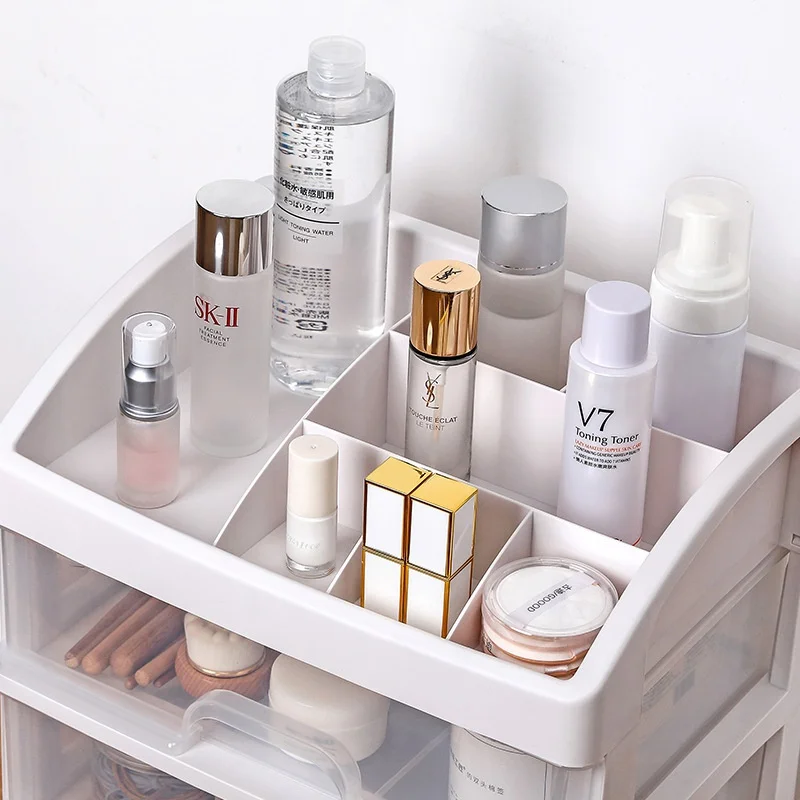 Desktop Makeup Organizer Clear Comestics Makeup Storage Comestics Make Up Storage Box Container