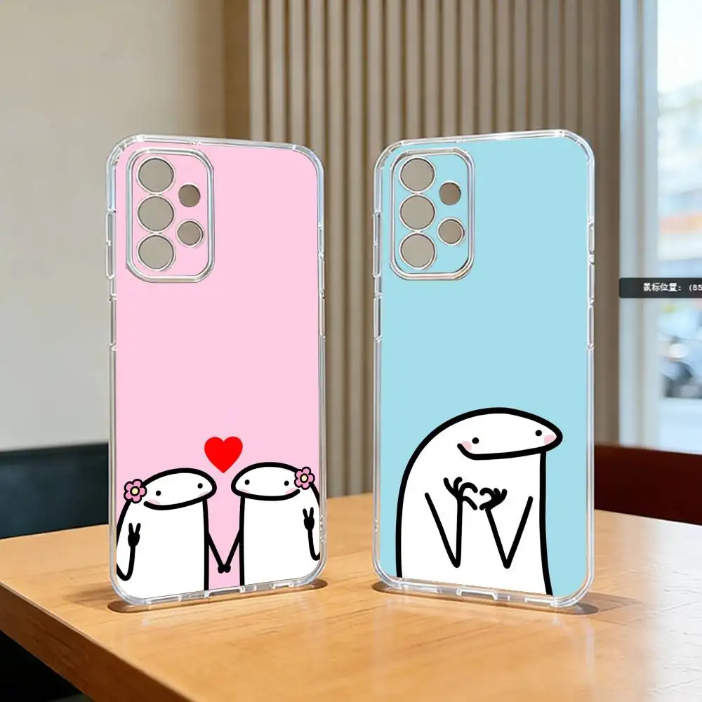 Capa de celular flork para samsung s25, s24, s21, s22, s23, s30, ultra, s20, plus, fe, capa transparente