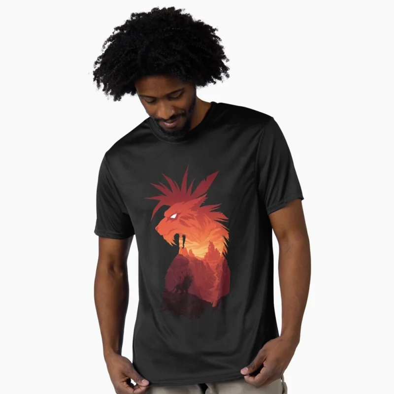 

The Canyon's Guardian Final Fantasy Gift t shirt for RPG gamer 100% cotton Short Sleeve Graphic T-Shirt All size tops S-6XL