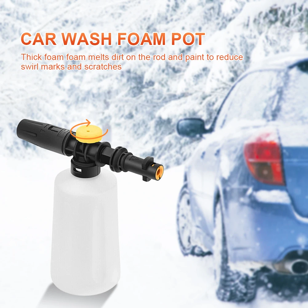 Foamer Jet Bottle Adjustable Snow Foam Lance Washer Large Capacity Car Wash Soap Foam Gun Pressure Car Washer for Karcher K2-K7