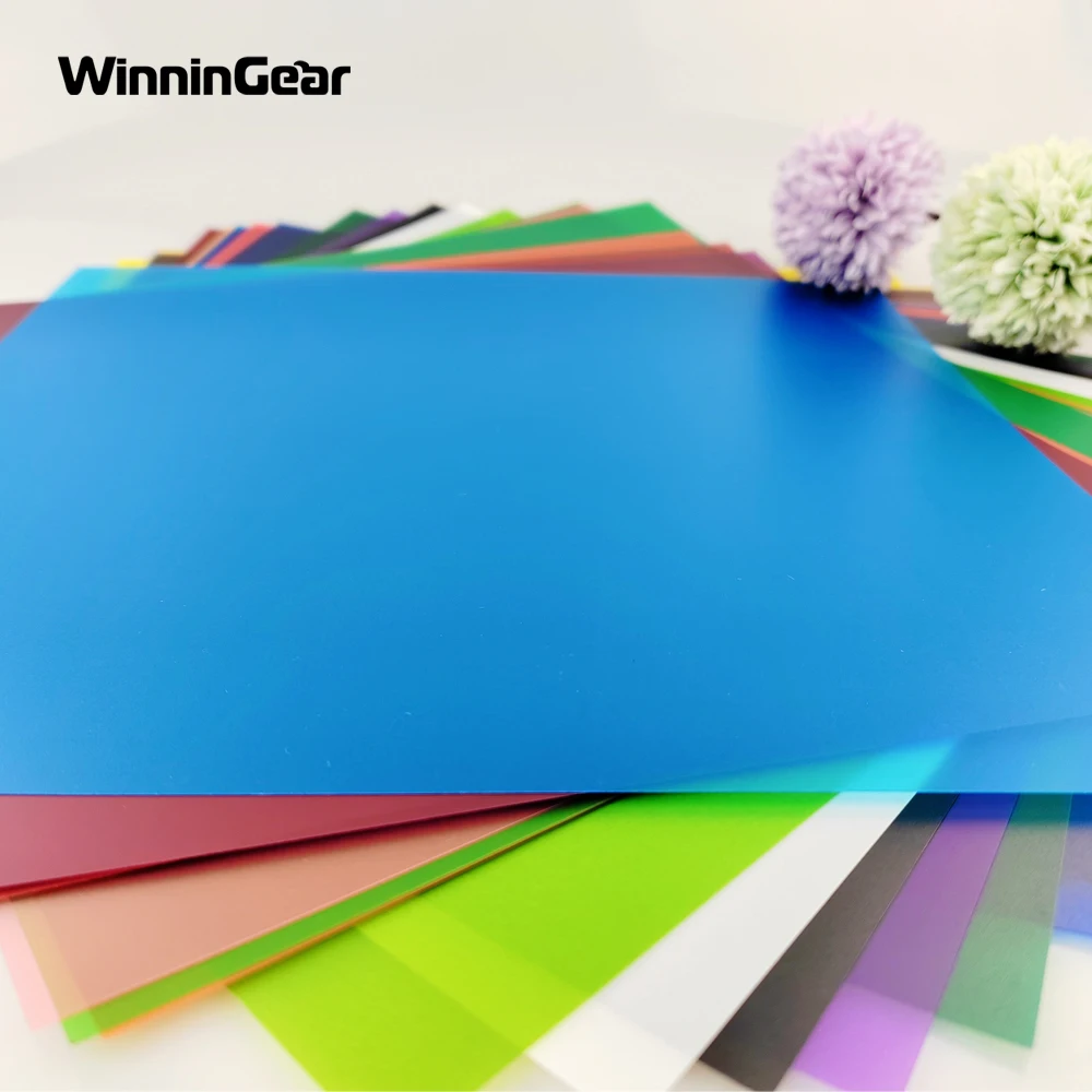 22pcs 30x30cm Sanded Color Correction Gels Filter Set Gel Filter Video LED Light Studio Flash Lighting Efffect Creation