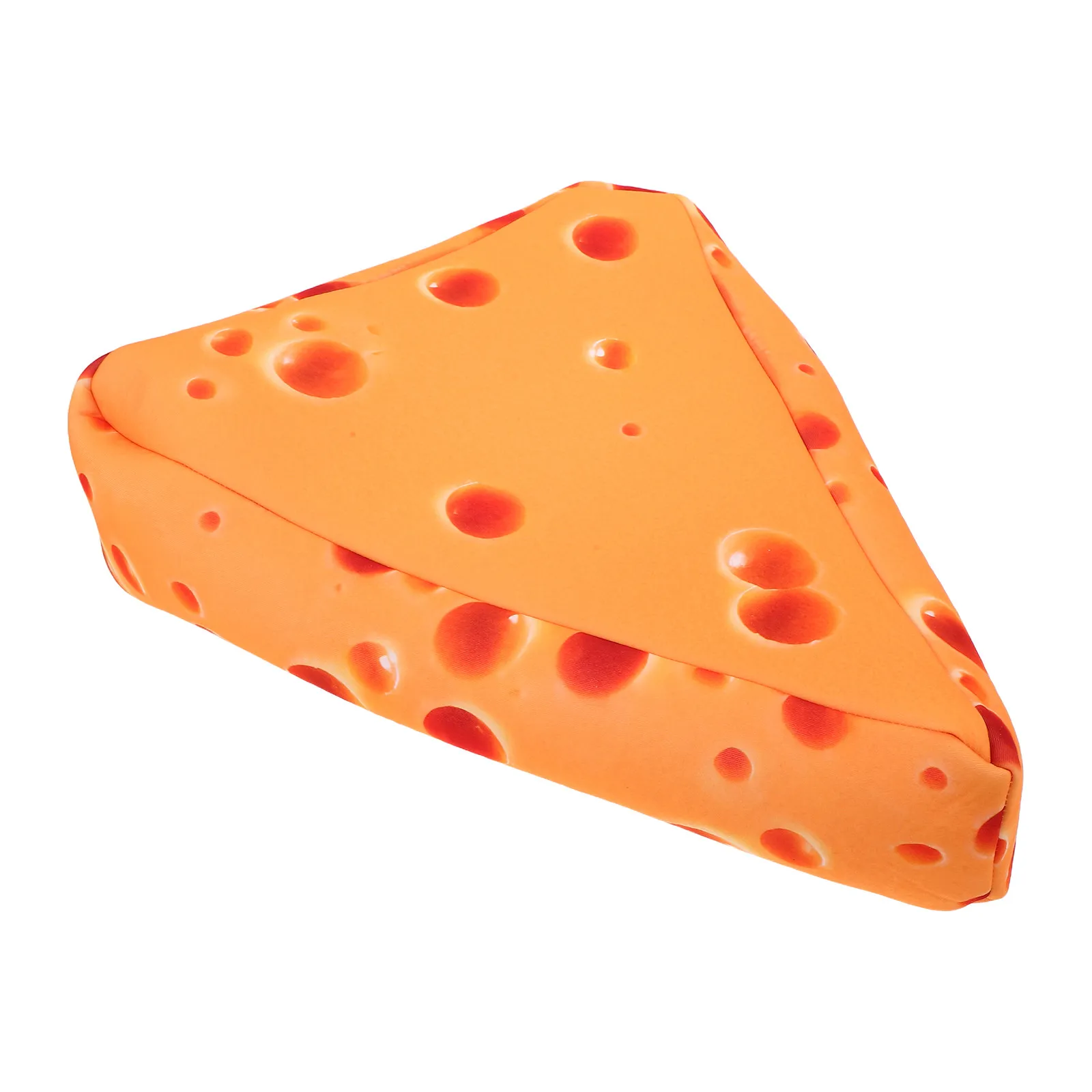 Kids Cheese Head Hat Soft Cheese Wedge Hat Composite Cotton Funny Food Costume Accessory Birthday Party Cosplay Photo Booth
