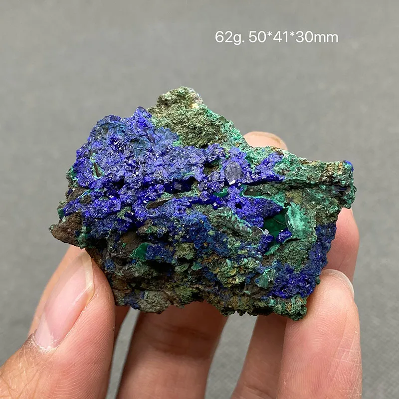 100% Natural beautiful Azurite and Malachite symbiotic mineral specimen crystal Stones and crystals Healing crystal