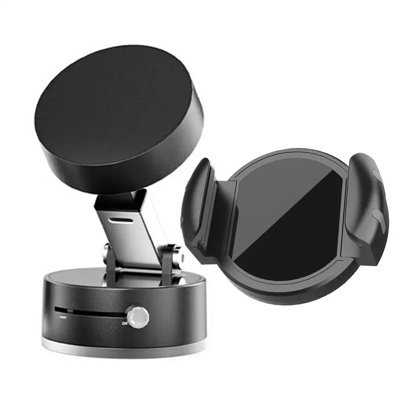 

Suction Cup Phone Mount 360 Adjustable Magnetic Phone Holder With Foldable Design Car Internal Supplies For Entertainment
