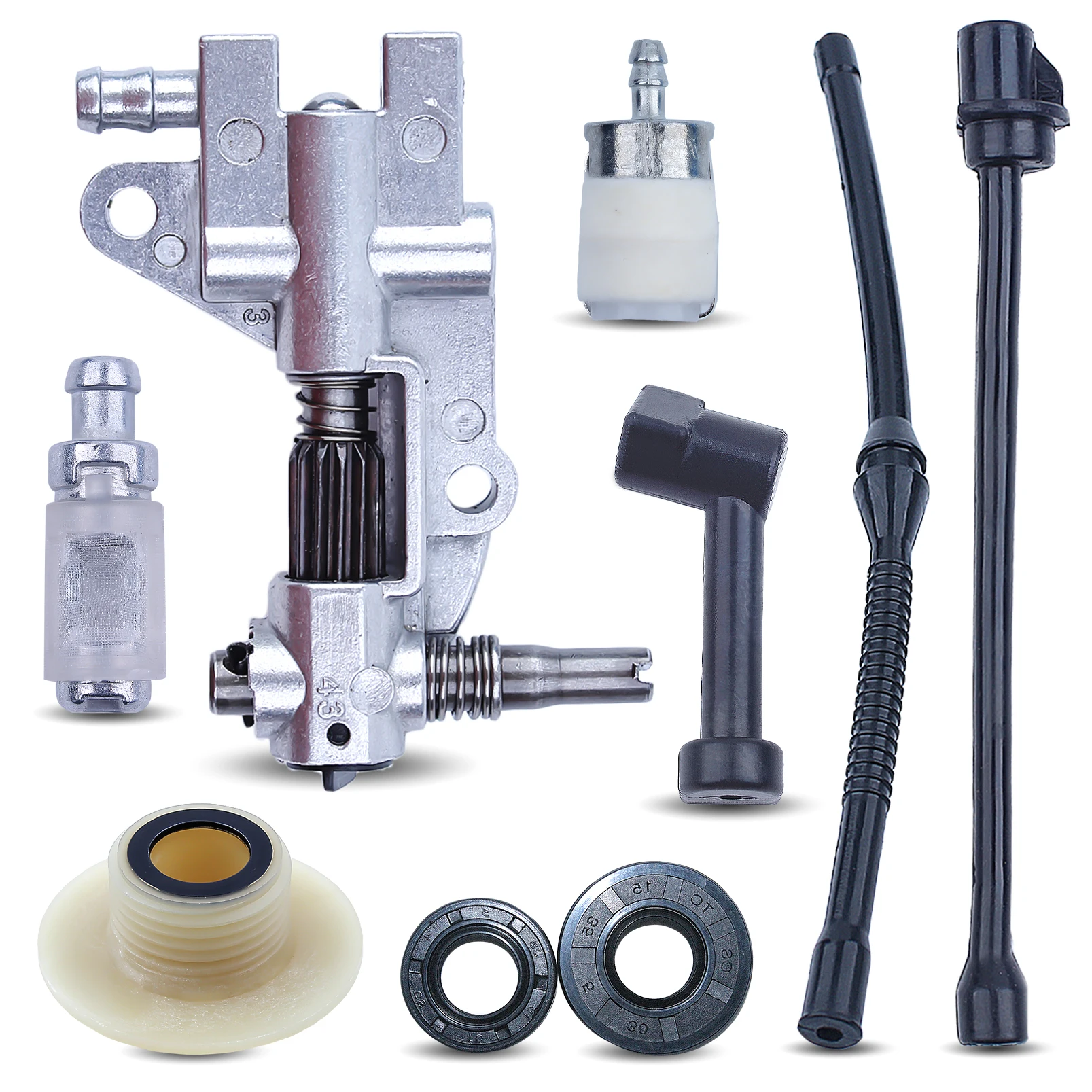 linha-de-filtro-oleo-combustivel-bomba-worm-engrenagem-selo-para-chines-4500-5200-5800-45cc-52cc-58cc-motosserra-ferramenta-substituir-peca-reposicao