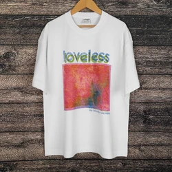 My Bloody Valentine T-Shirt Loveless Slowdive Ride Shoegaze Double Image Design Cotton Short Sleeves Print Clothes Shirt For Man