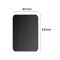 1pc Black Retangle