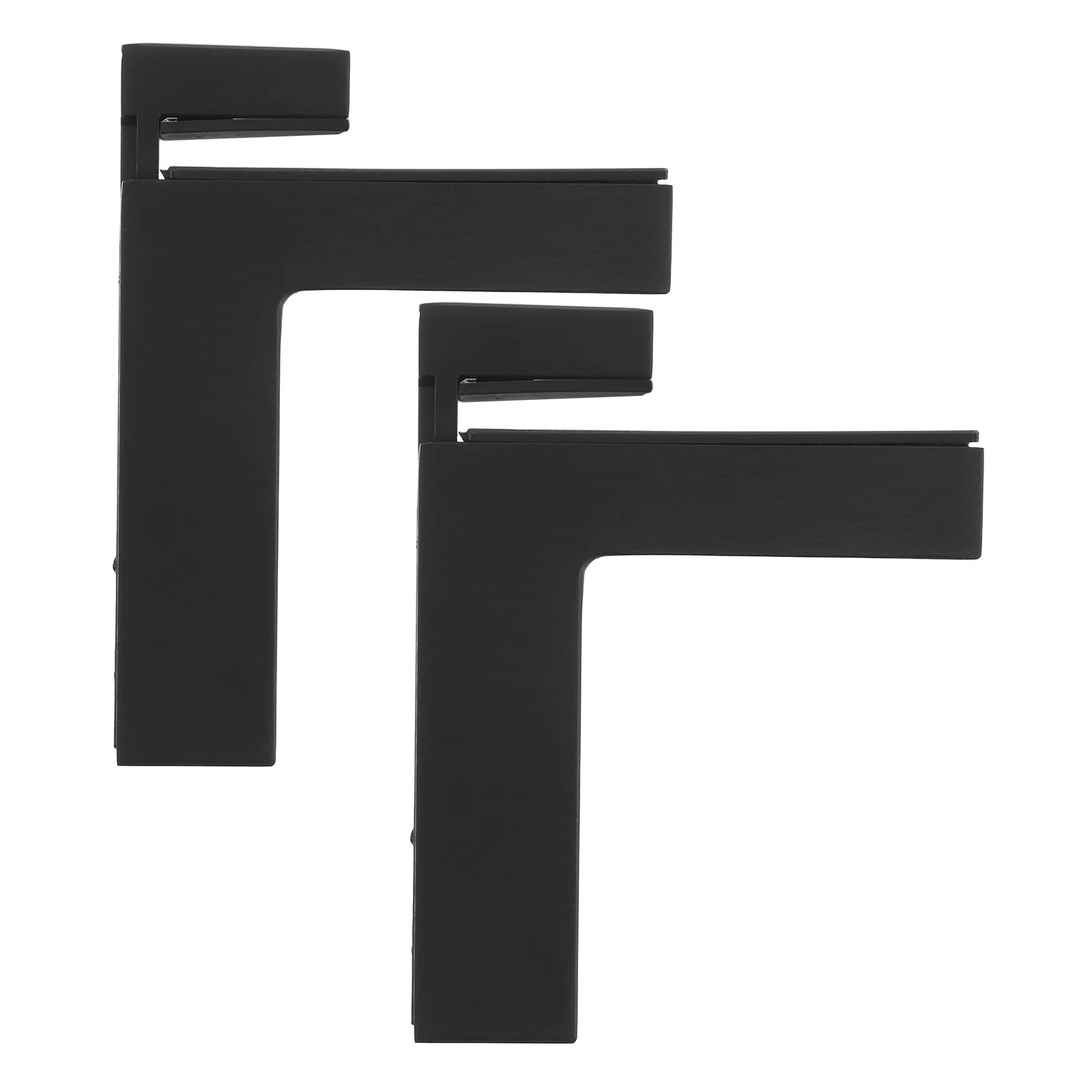 

2 шт. кронштейны для стеклянных полок из цинкового сплава, регулируемые прочные зажимы, поддержка плавающих полок, толщина 3-36 мм, оборудование для настенного крепления