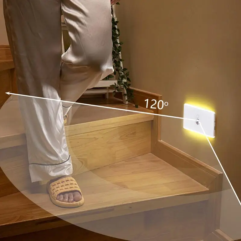 Motion Sensor Night Light Under Cabinet Lighting RGB Sensor Kitchen Decor LED Lamp Magnetic Room Lights Home Decor For Outdoor