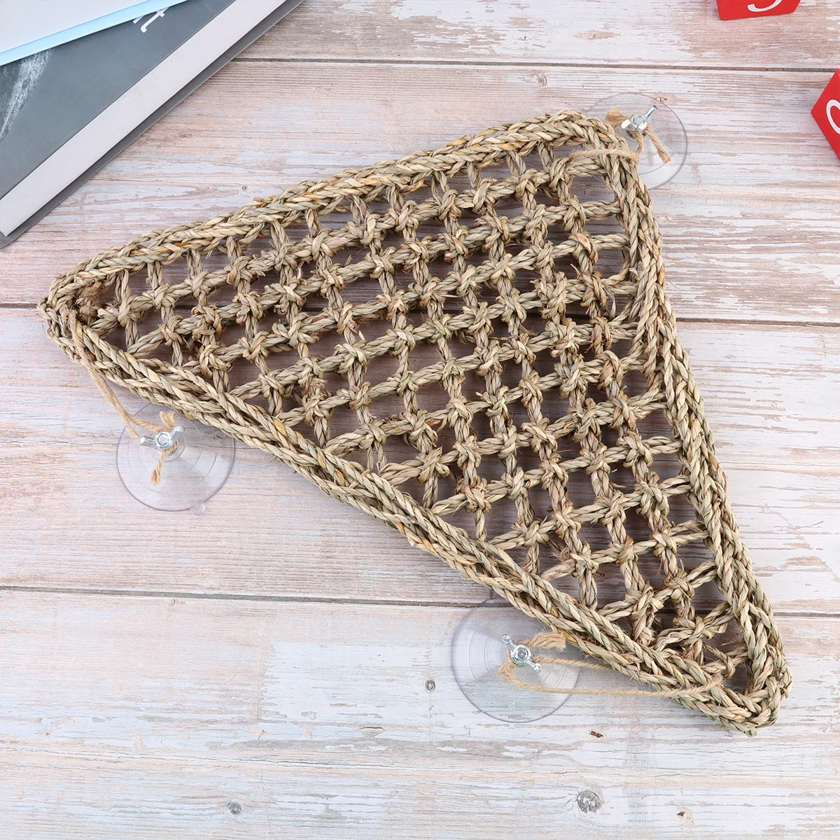 

Reptile Breathable Mesh Climbing Net For Lizards Dragons Iguanas Anoles Gecko Durable Hanging Bed Suction Cup Metal Ring