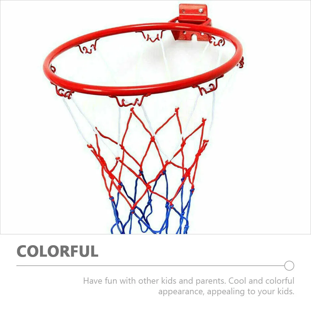 

1 set 1 Set Kids Frame Indoor Outdoor Hanging Basketball Rim For Children Mini Basketball Hoops Boys Gift Pp Steel Easy