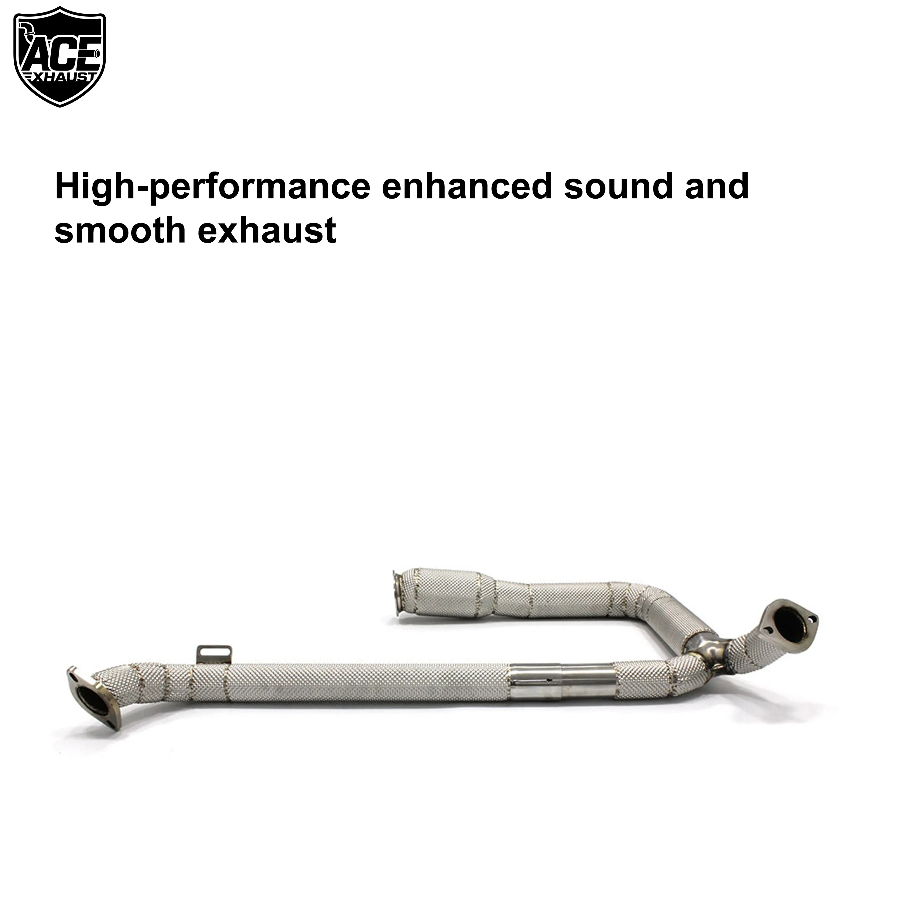 ACE Hochleistungs-Downpipe für Porsche 718 Cayman Boxster 982 2.0T - Auspuffkrümmer aus SUS304 Edelstahl mit Hitzeschutz – Detail 7