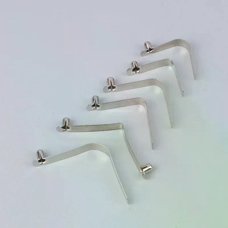 10PCS Pipe Single Button Snap Locking V Type Caravan Steel Kayak Paddle Spring Clip Push Clamp Tent Pole Pin