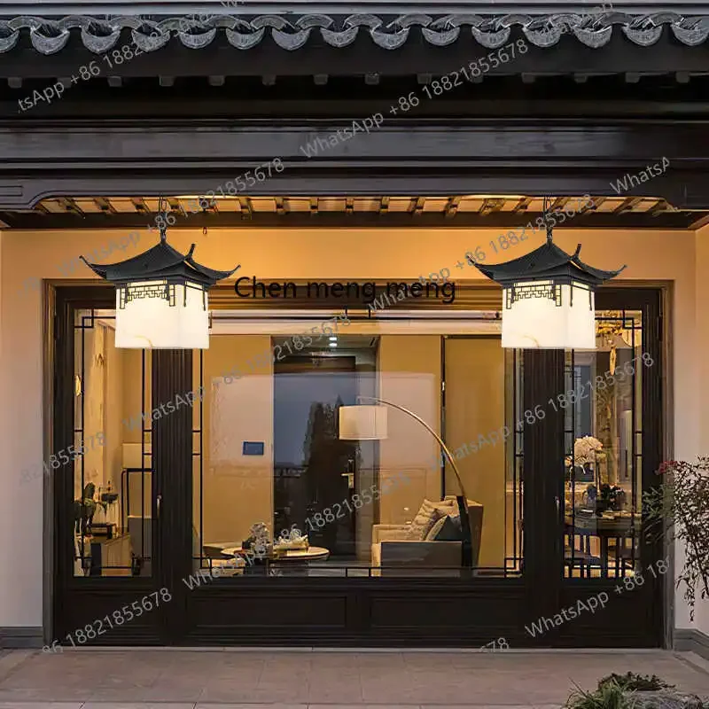 

Новое поступление, уличная люстра, новый китайский садовый светильник, водонепроницаемый классический уличный терраса, коридор, беседка, балкон, потолочный светильник